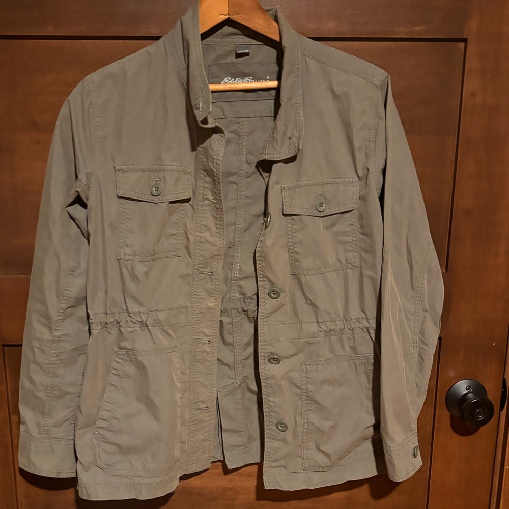 Eddie Bauer Khaki Utility Jacket